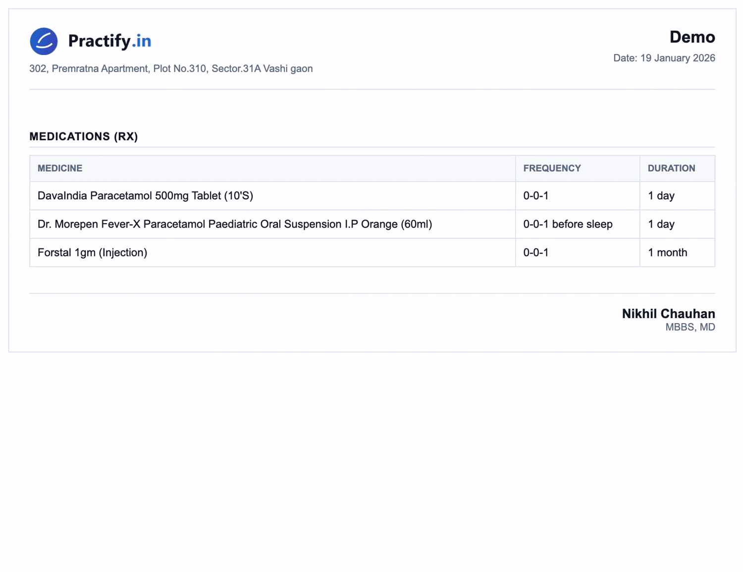 Prescription(Rx) & Billing